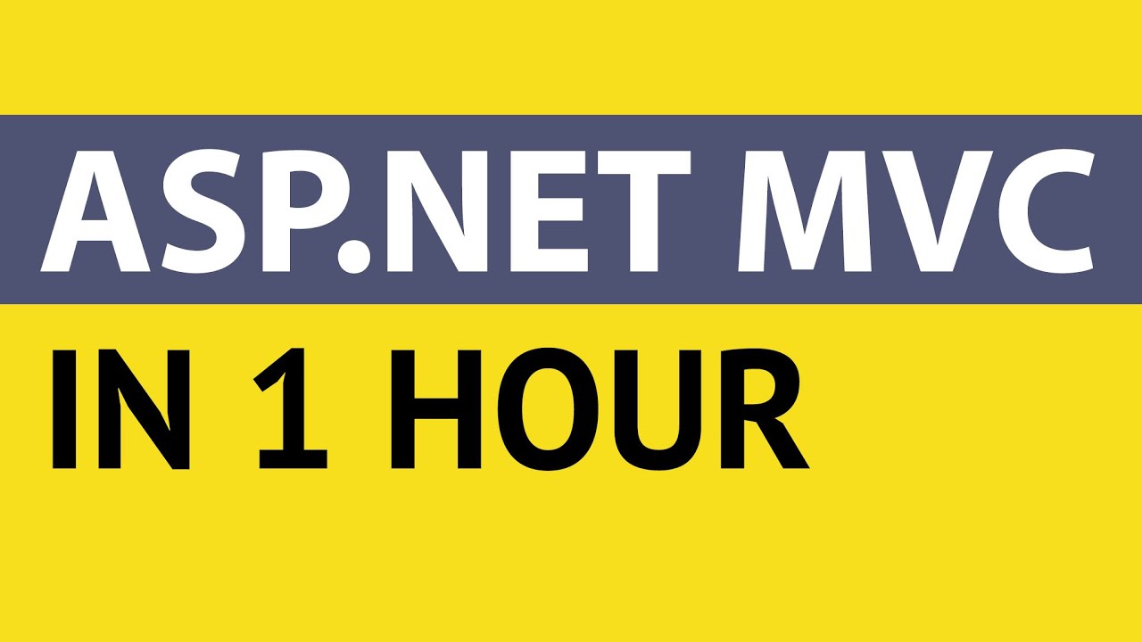 ASP.NET MVC Tutorial for Beginners | Mosh