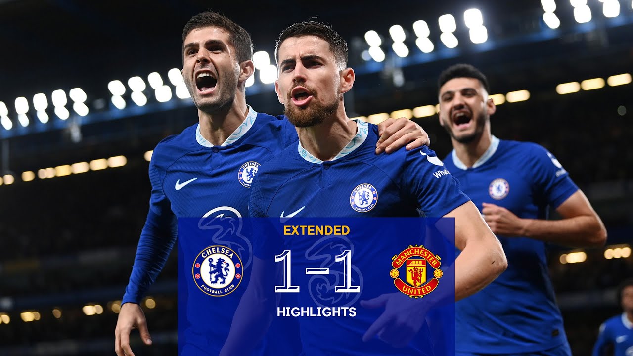 Chelsea vs Manchester United 1-1 | Premier League Extended Highlights ⚽