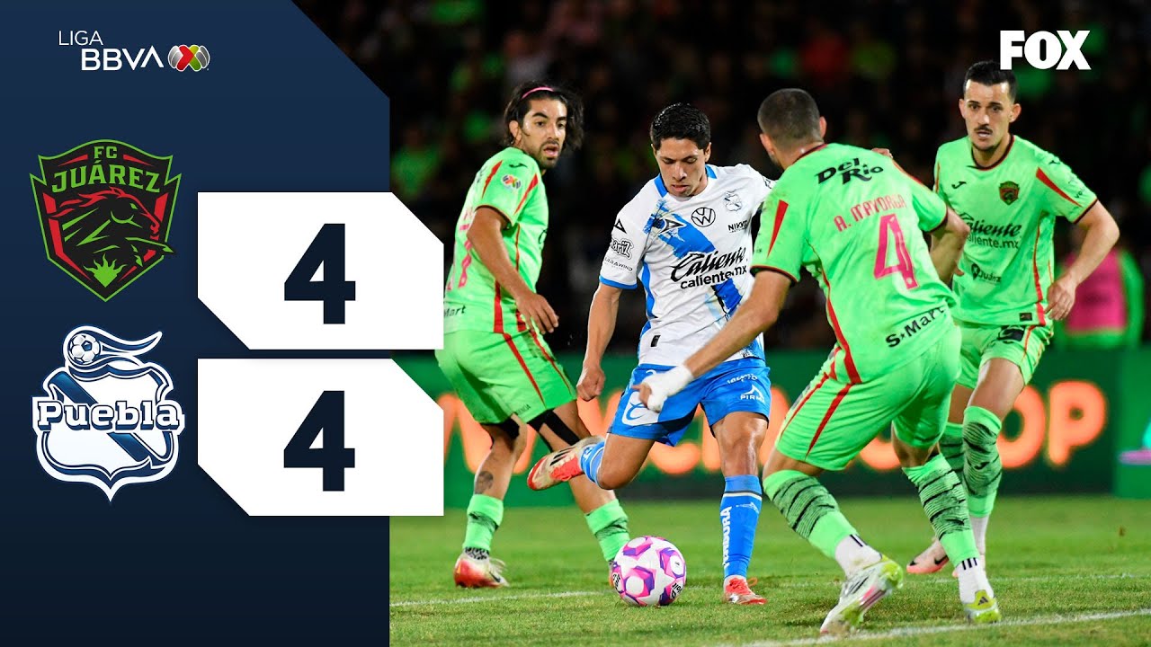Juárez y Puebla Empatan en Vibrante Partido con Muchos Goles | Liga MX Apertura 2025 Jornada 15