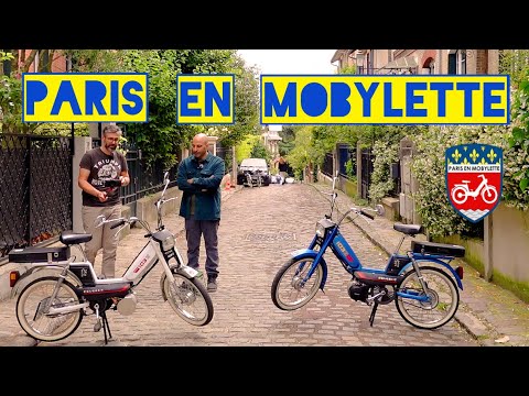 PARIS en mobylette Peugeot 103 Z rétrofit