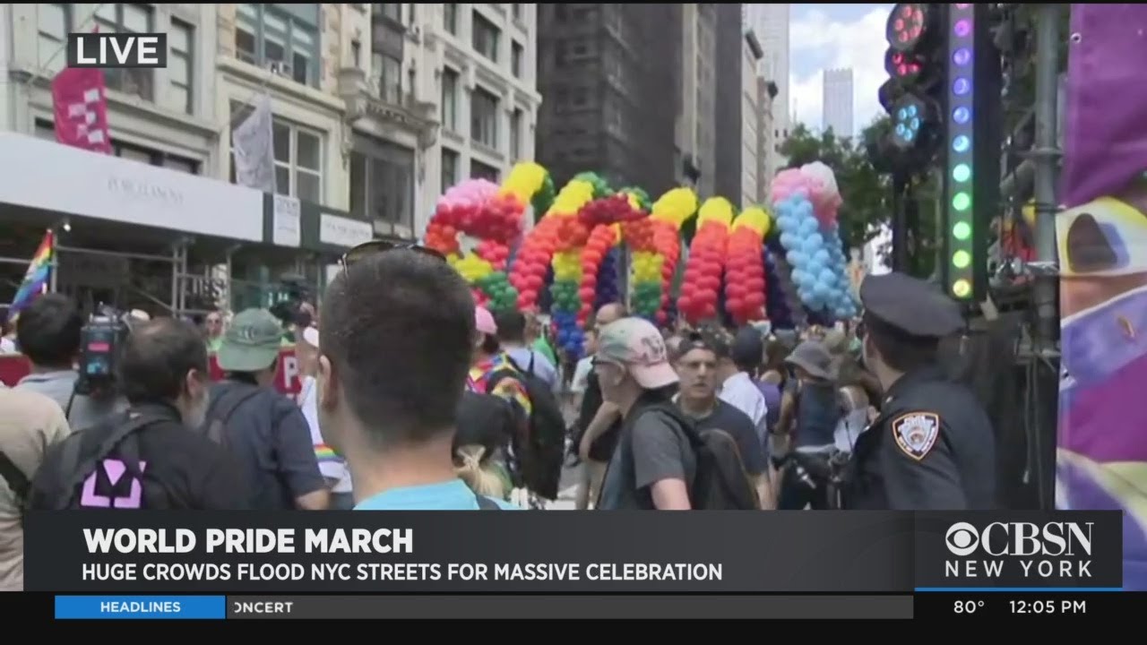 World Pride March Begins in NYC 🏳️‍🌈