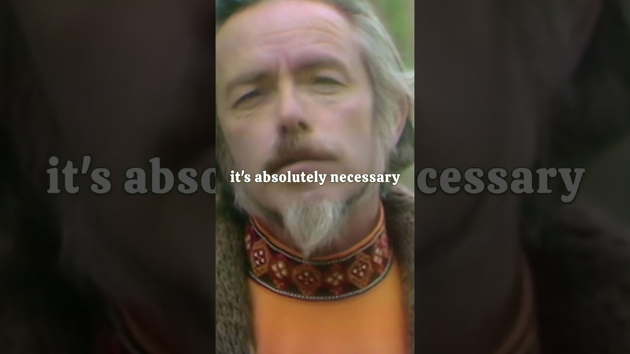 Alan Watts - Give Up the Ego - from Conversation with Myself