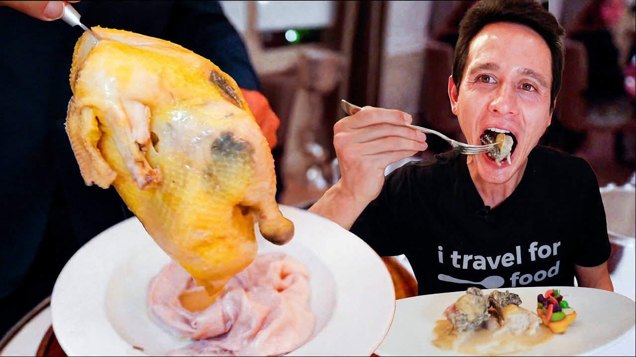 $325 Whole Chicken in a Bladder Balloon in Lyon 🇫🇷