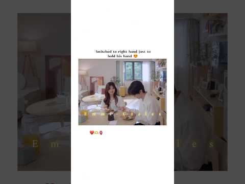 For him she switched her hand 😍#kdrama #love #cdrama #hiddenlove #koreandrama #youtubeshorts #china