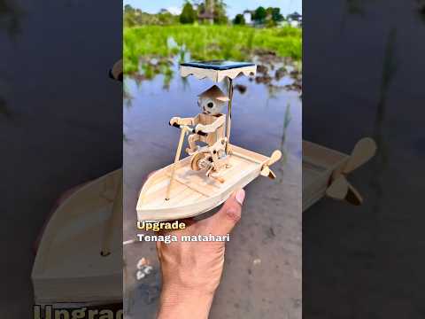 Mainan unik sepeda perahu tenaga surya #creative #toys #ideas #kreatif