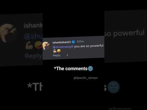 the comments 🌚#ishankishan #shubmangill #ishman #cricket #ipl