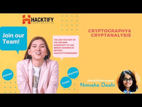 Cryptography | Cryptanalysis | Steganography | RSA | Diffie Hellman | Hacktify for Women |