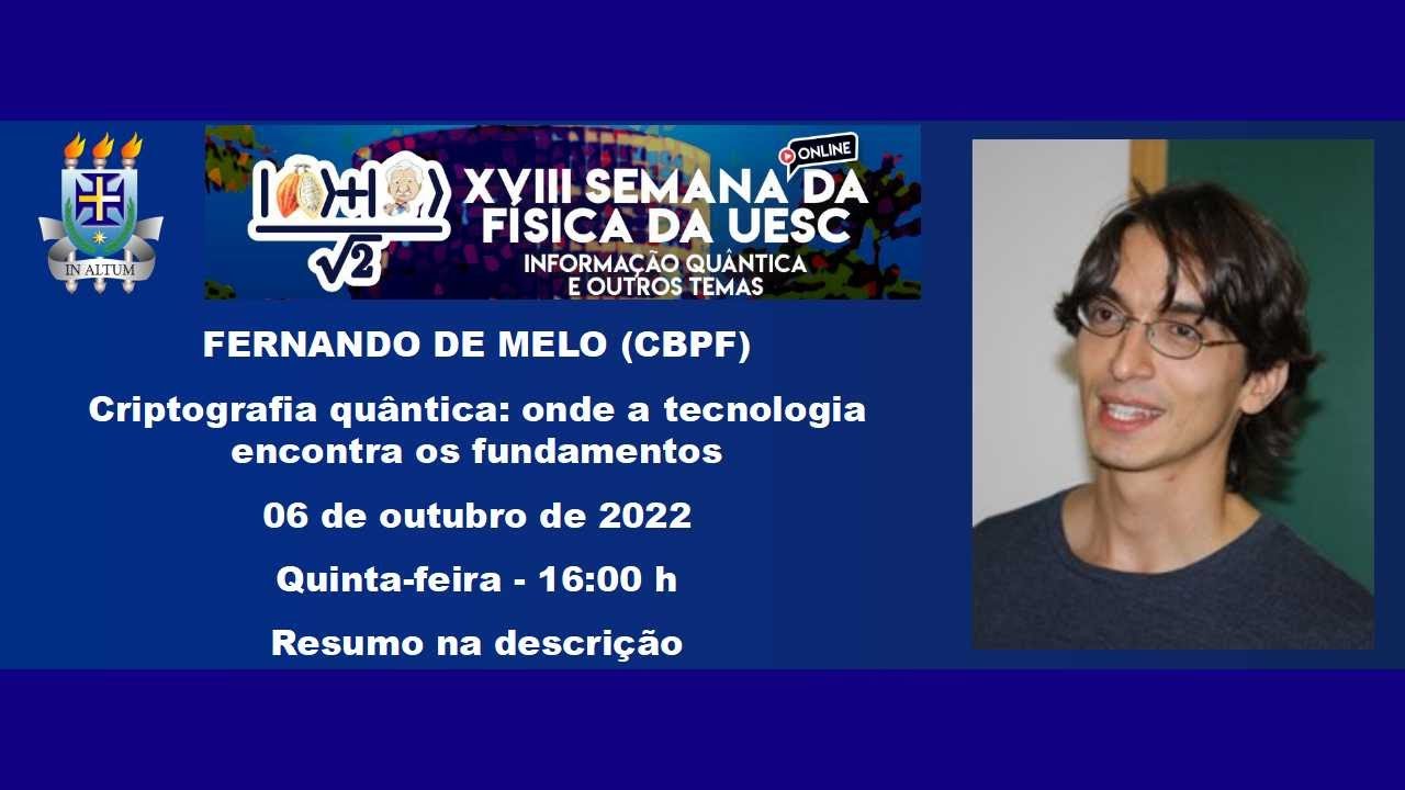 Fernando de Melo Apresenta: Criptografia Quântica e Seus Fundamentos 🔐