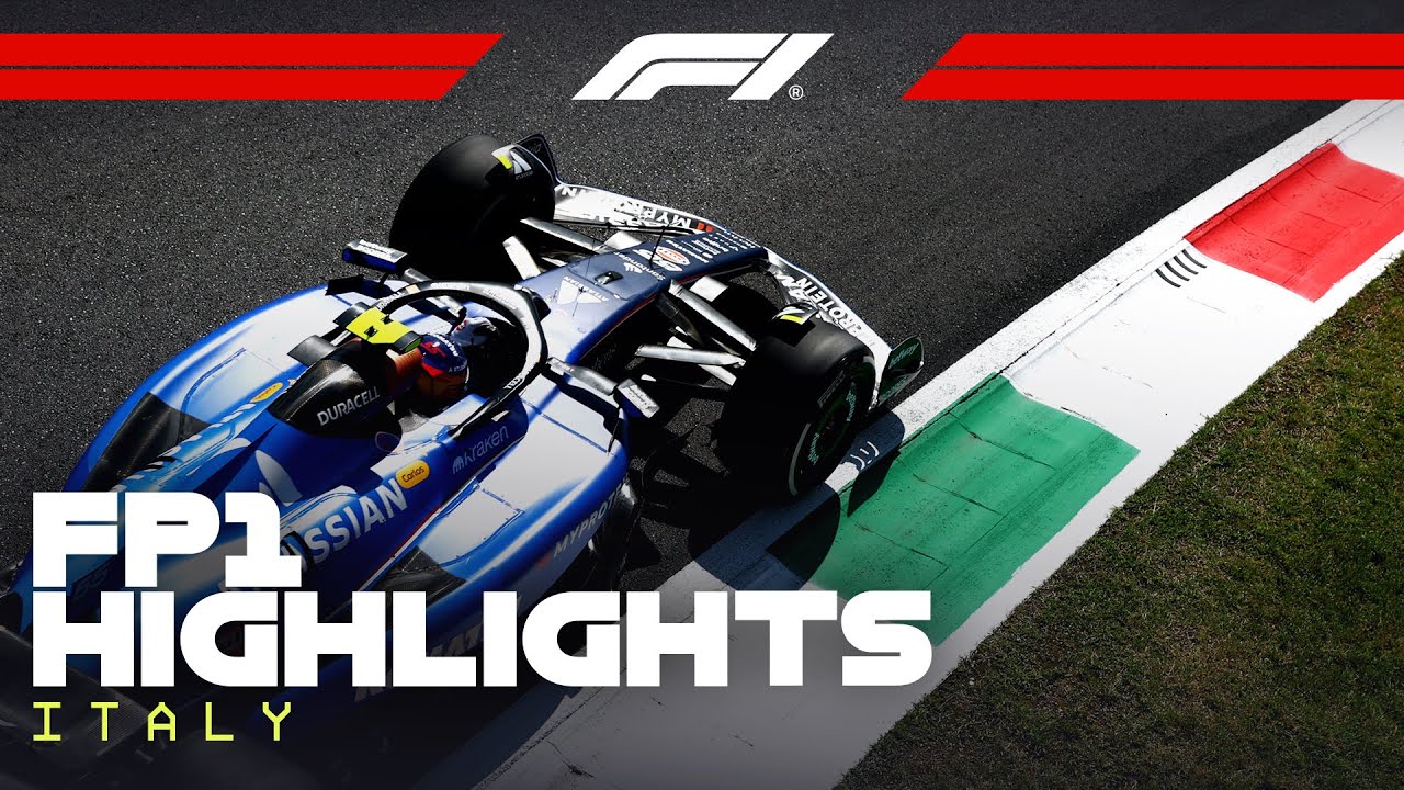 FP1 Highlights | Exciting Start to the 2025 Italian Grand Prix 🇮🇹