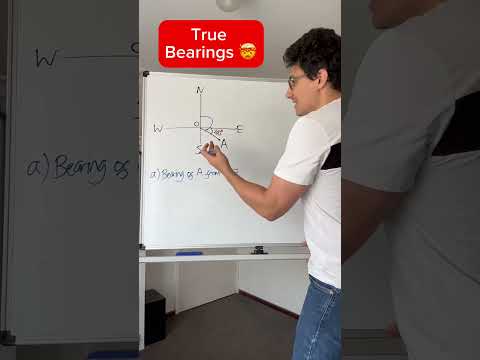 Understanding True Bearings! #maths #maths #bearings