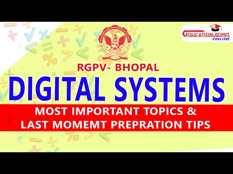RGPV Digital Systems Most Important Topics for CSE/ CyberSecurity & IT Branch