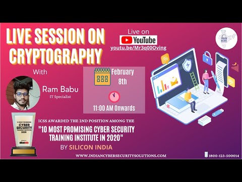 Live Sessions on Cryptography - Indian Cyber Security Solutions