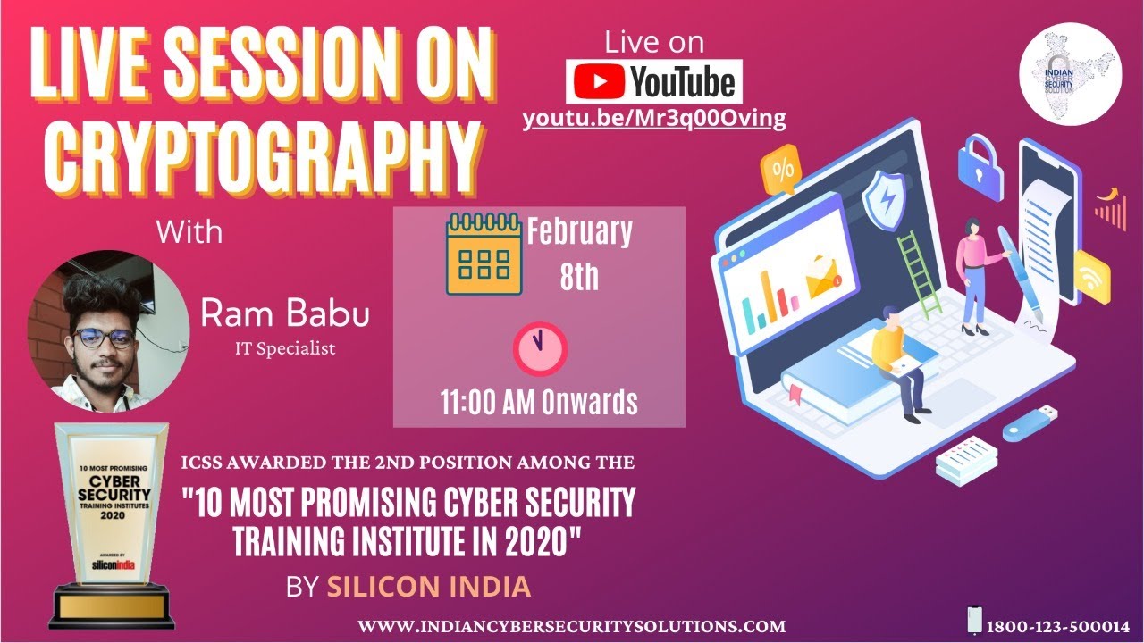 Join Live Cryptography Sessions with Expert Ram Babu 🔐
