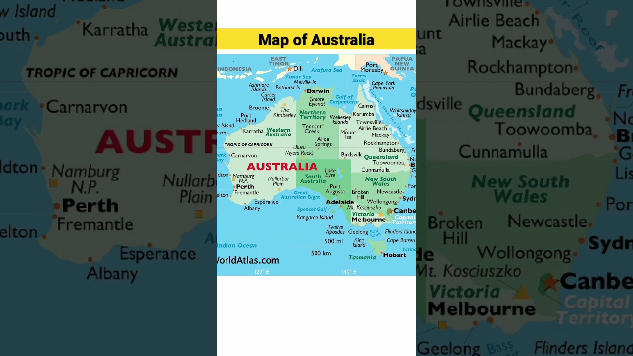 Australia Map Overview 🇦🇺