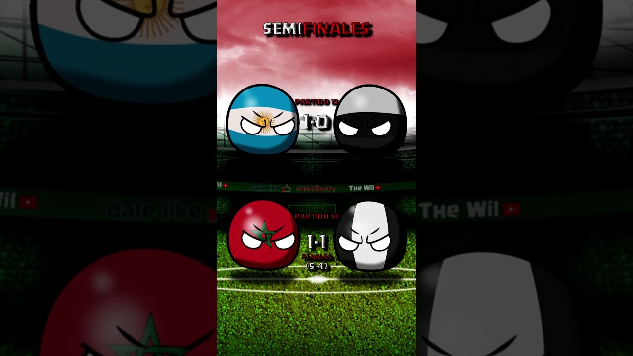 ARGENTINA vs COLOMBIA| MUNDIAL SUB-20 CHILE 2025 #countryballs