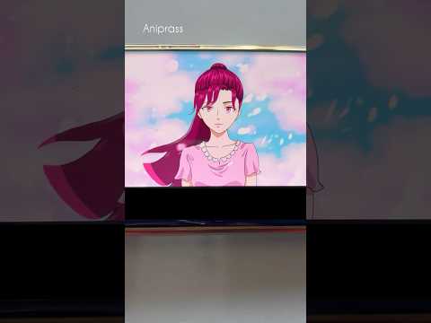 Hair Blowing Animation in Mobile. #shorts #animation