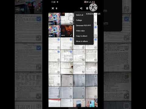 how to create pdf file from photos #trending #mobile