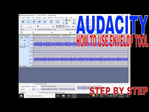 ✅  How To Use Envelope Tool In Audacity 🔴