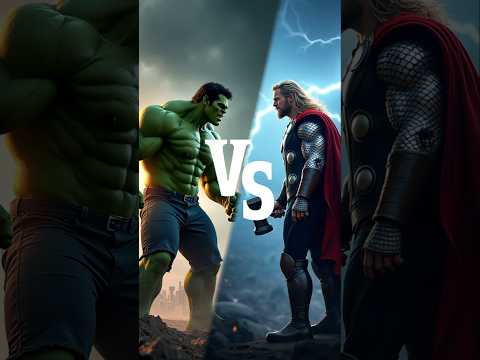 Thor vs Hulk vs ( Ironman, Spiderman, Dragan, Superman, BlackPanther, Thanos) #Thor #hulkragnarok