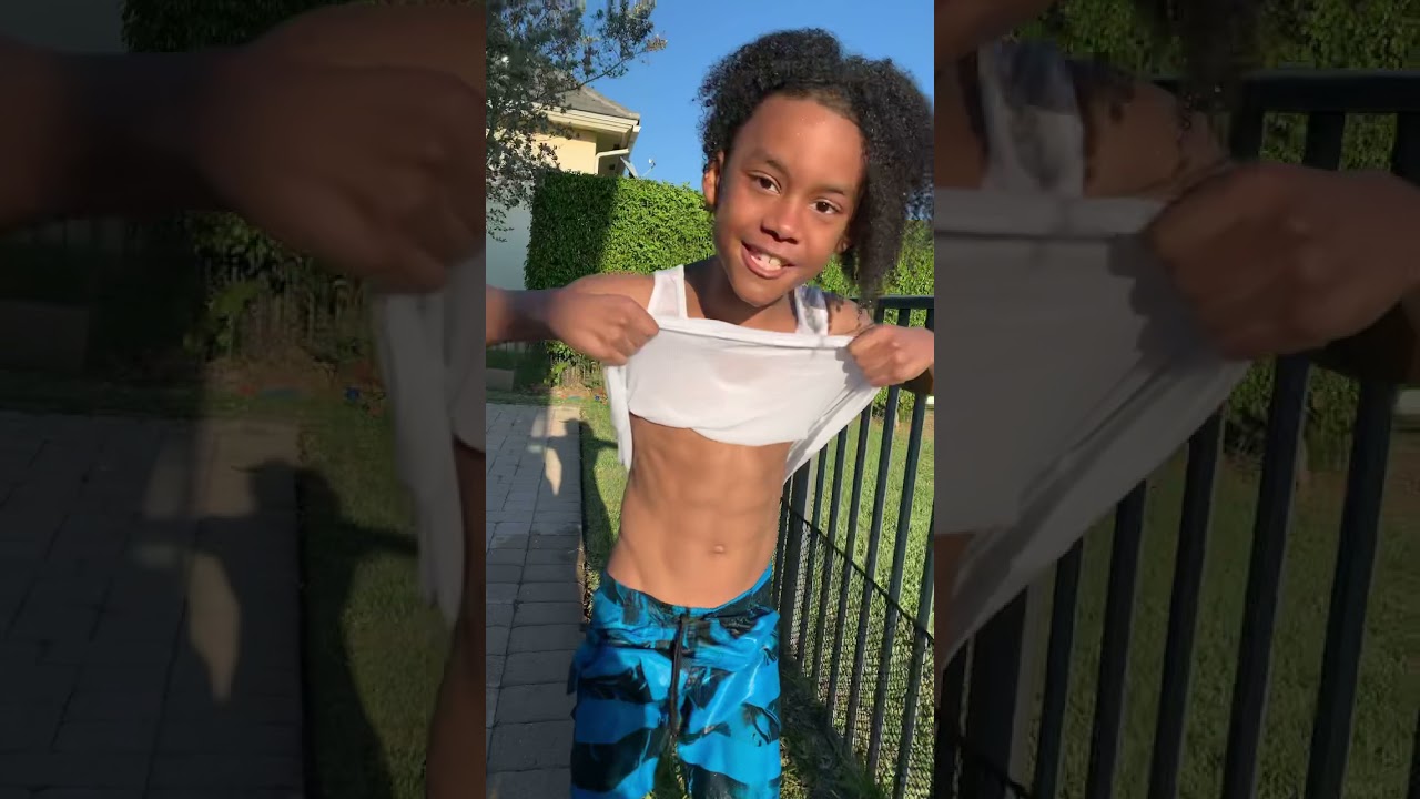 Dad vs. Sons: Who Has the BEST Abs? 💪 #Shorts