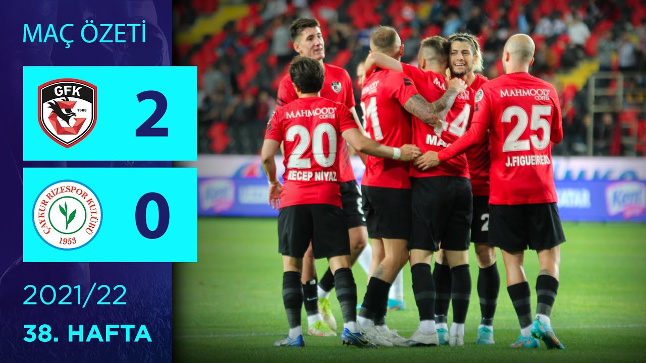Gaziantep FK 2-0 Çaykur Rizespor | 38. Hafta 2021/22