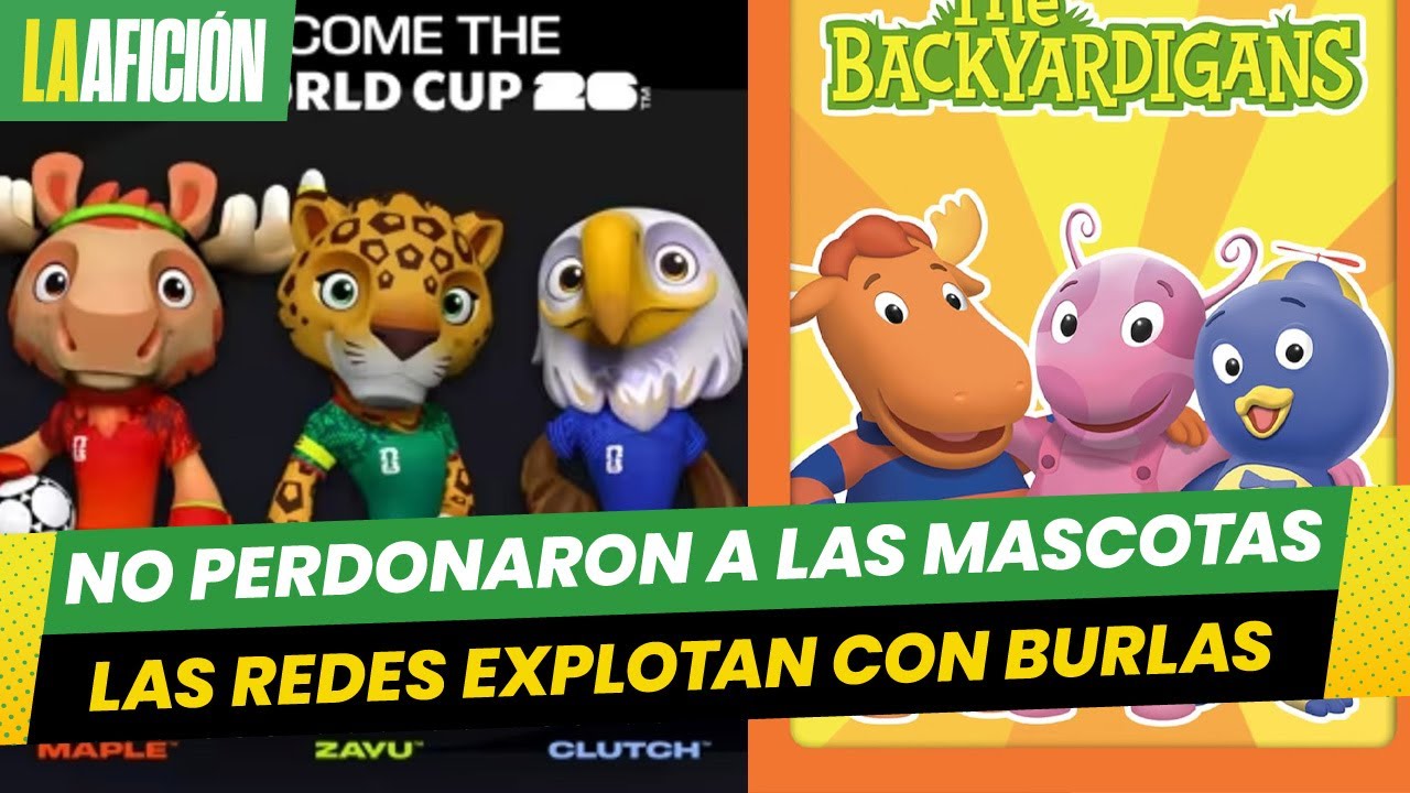 La FIFA presentó a las mascotas del mundial 2026 y la gente se burló de ellas