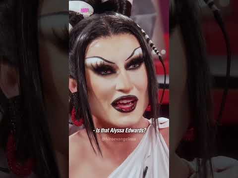 "Plastique draws Alyssa Edwards" #dragrace #shorts