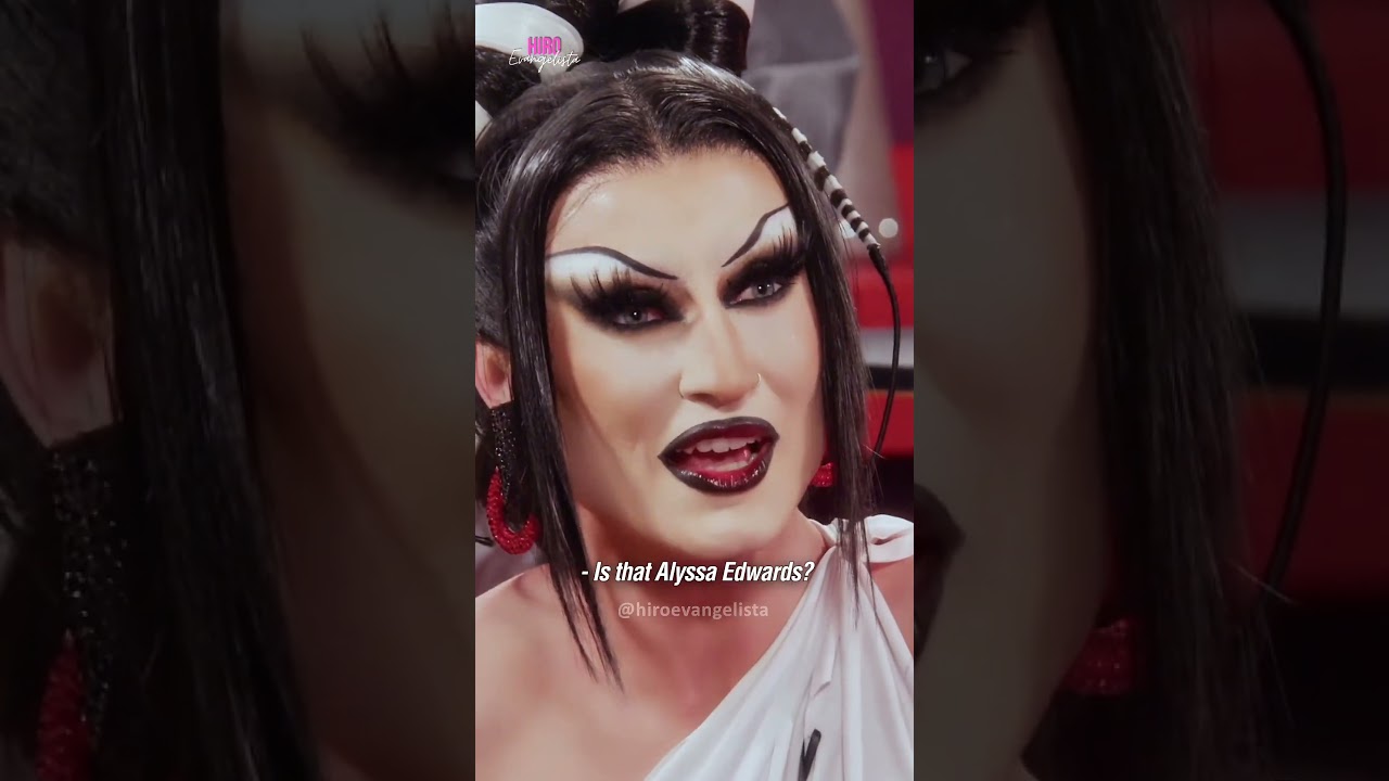 Plastique Draws Alyssa Edwards | #dragrace #shorts