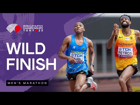 Simbu and Petros sprint to photo finish for marathon gold | World Athletics Championships Tokyo 25