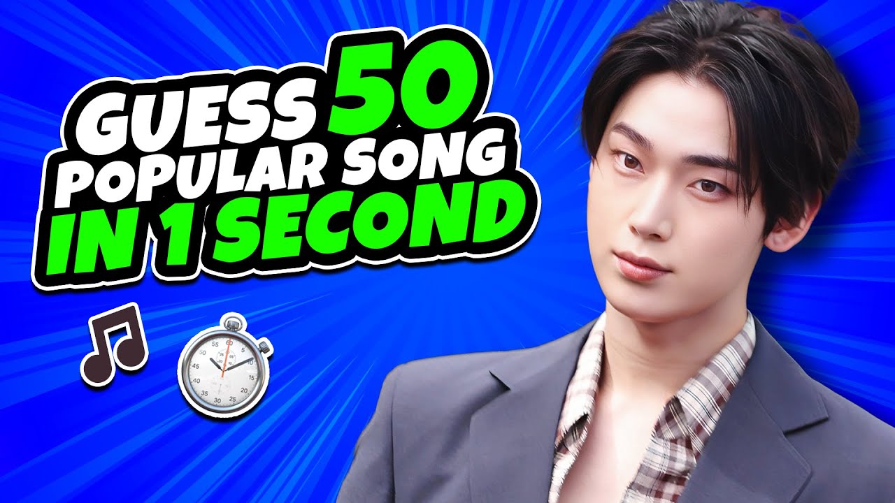 Guess 50 Iconic KPOP Songs in 1 Second! 🎶
