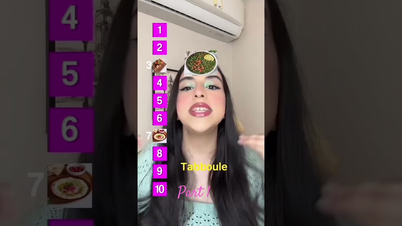 تقييم الأكل السوري واللبناني 🍽️ | إسراء نبيل