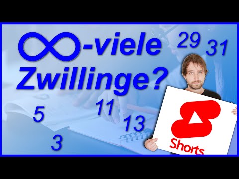 π€¨ Gibt es unendlich viele? - Primzahlzwillinge #shorts