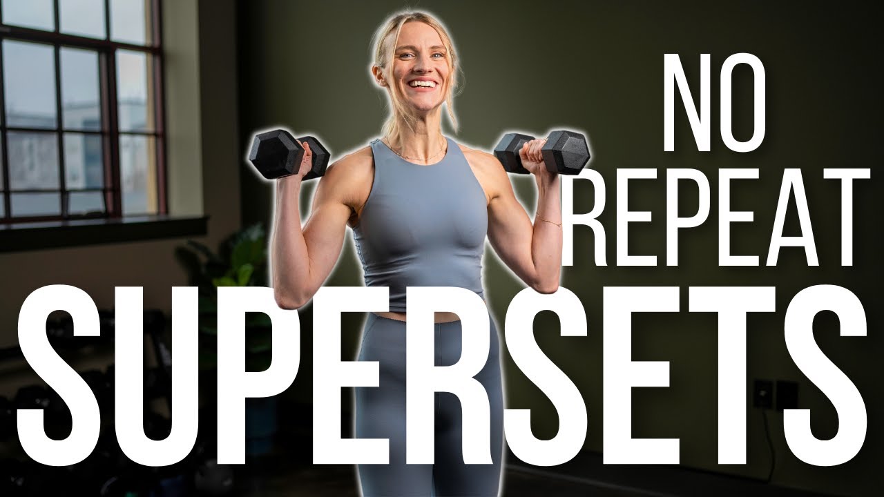 25-Min Full Body Superset Workout 💪
