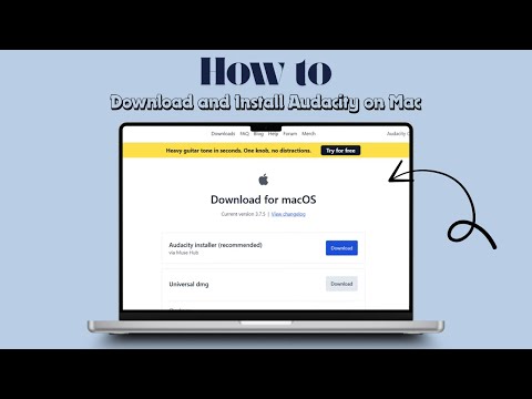 How to Download and Install Audacity on Mac