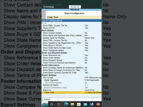 How to convert transaction into pdf in tally prime #tallyprime #tally #tallyerp9 #shorts