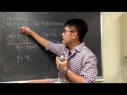 system of equations (graphing, substitution, elimination)
