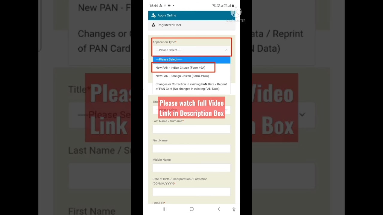 Apply for PanCard on NSDL with Photo & Signature 📄