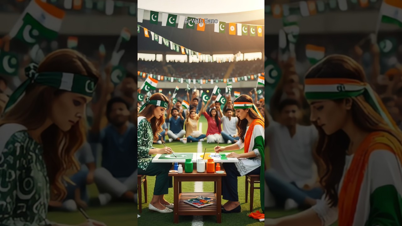 Pakistan vs India Flag Painting Battle ๐ต๐ฐ๐ฎ๐ณ