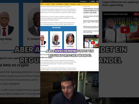 Der nächste Stablecoin... AUS NIGERIA! 🚀 #ethereum #eth #cryptocurrency #finanzen #trading #crypto