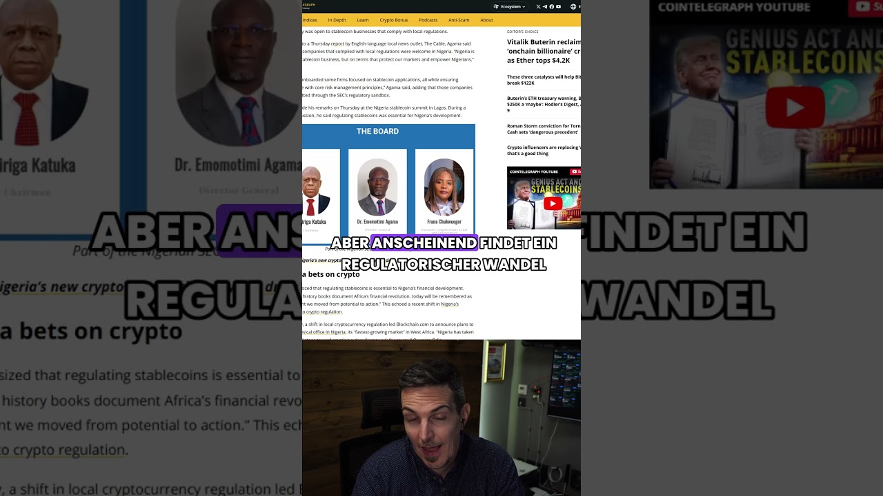 Nigeria bringt den nächsten großen Stablecoin auf den Markt! 🚀