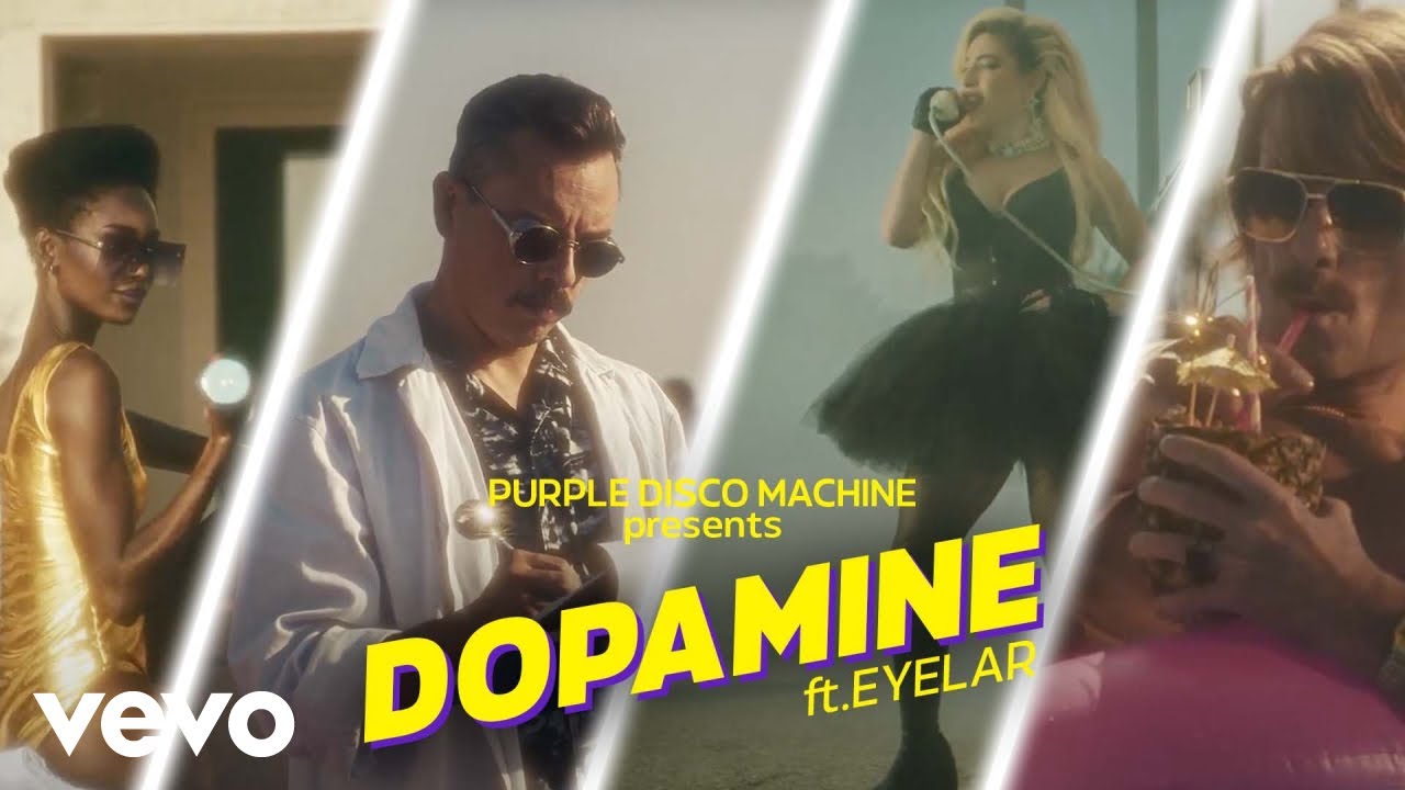 Purple Disco Machine ft. Eyelar - Dopamine 🎶 Official Music Video