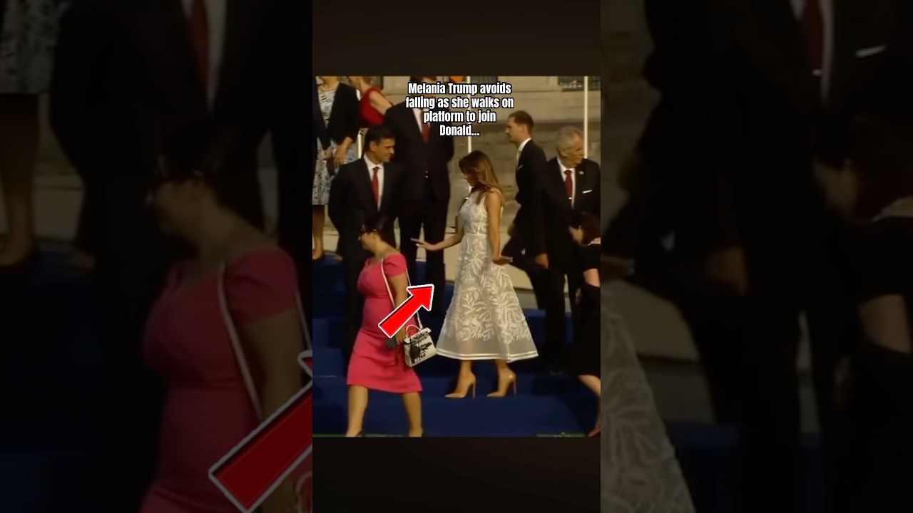 Melania Trump Strikes a Model Pose ❤️