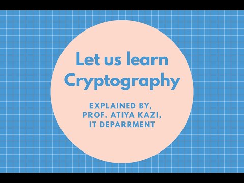 Let us learn Cryptography | Introduction to Cryptography | Cryptography for Beginners