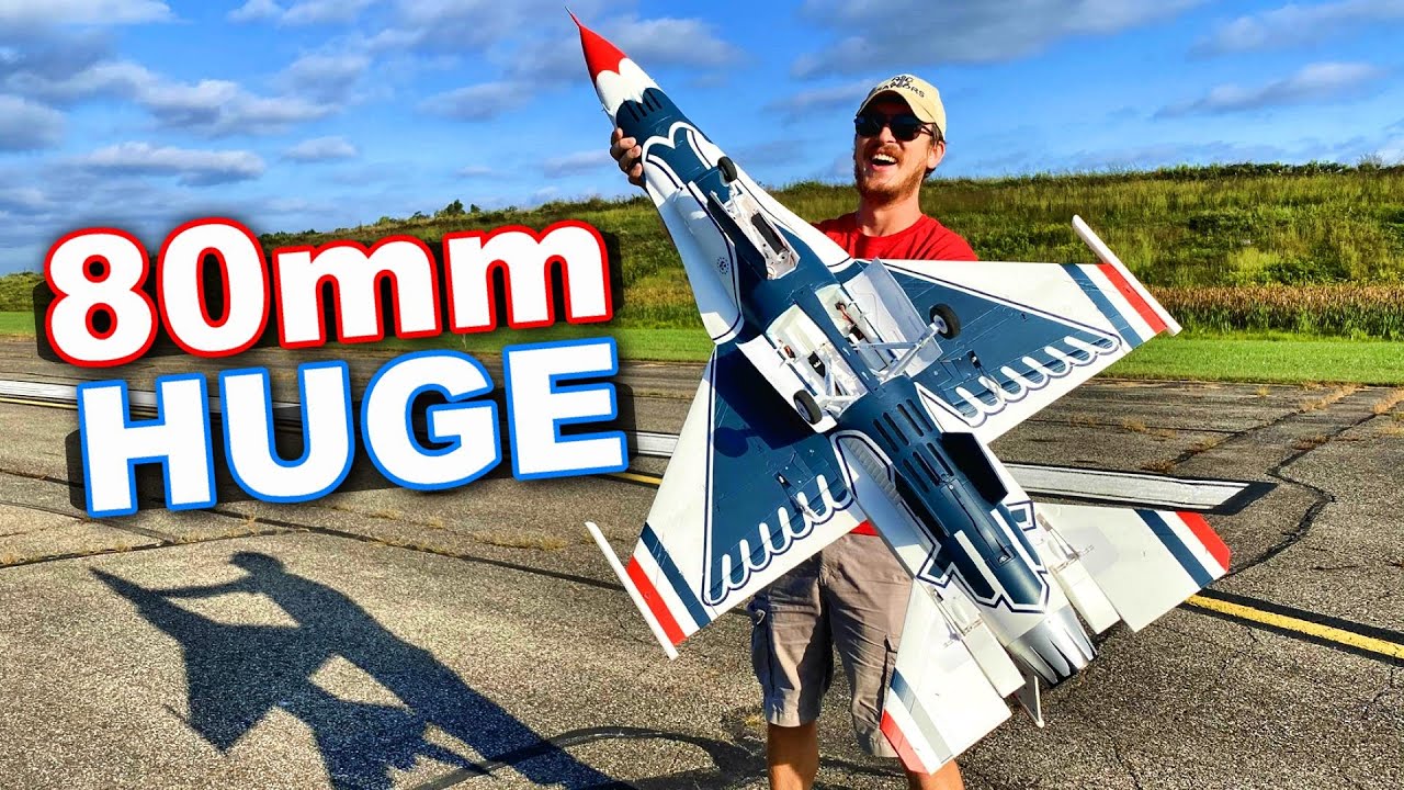 🔥 New E-Flite F-16 Thunderbirds 80mm RC Jet – Enhanced & Ready to Fly!