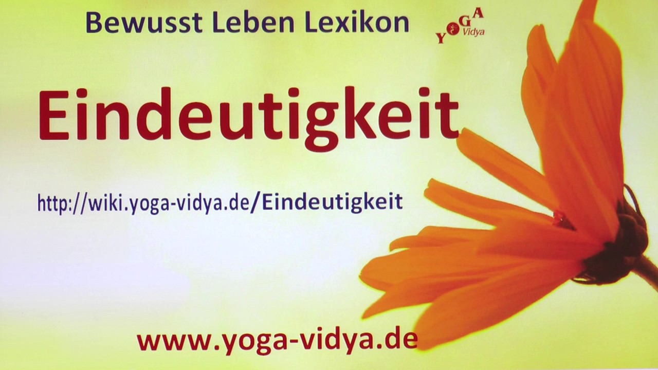 Was bedeutet Eindeutigkeit? 🧘‍♂️