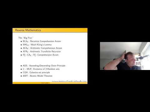 The Reverse Mathematics of Noether’s Decomposition Lemma - Chris Conidis (CUNY/Staten Island)