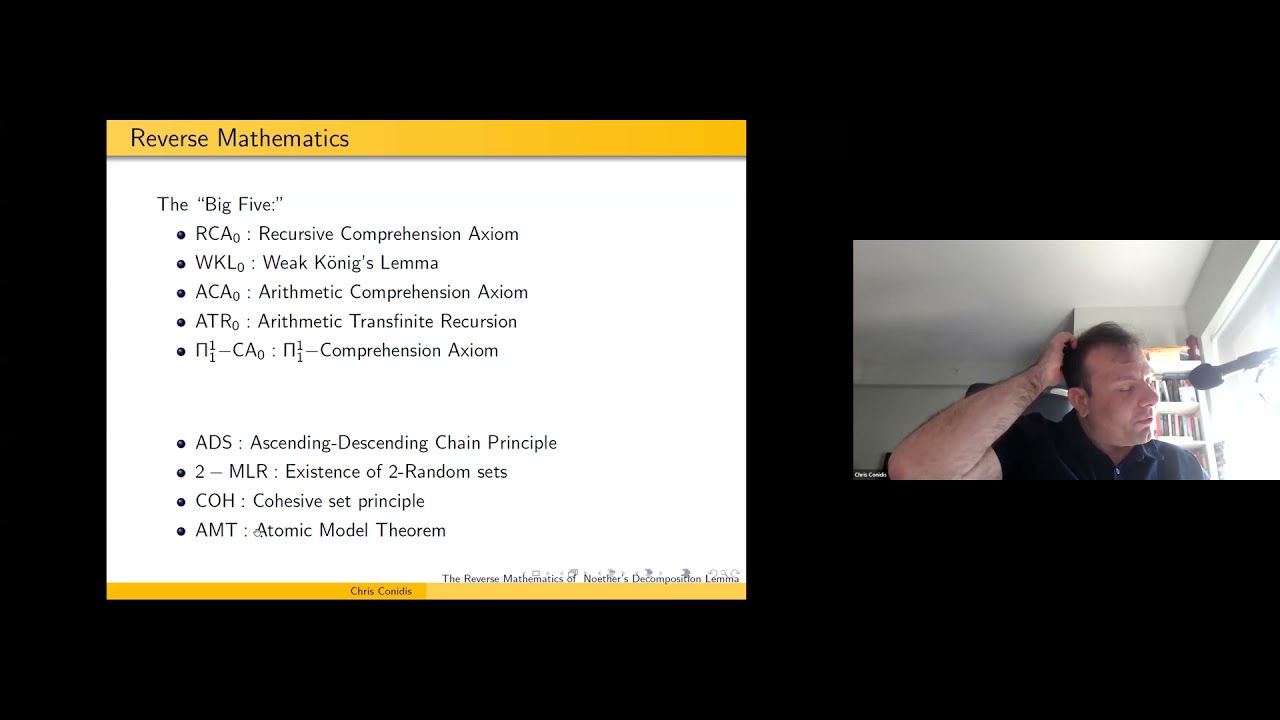 Understanding Noether’s Decomposition Lemma: A Reverse Mathematics Approach 📚