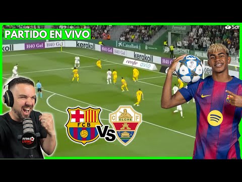 🔴 FC BARCELONA VS ELCHE ⚡ EN VIVO ⚡ LALIGA J12 EN VERTICAL
