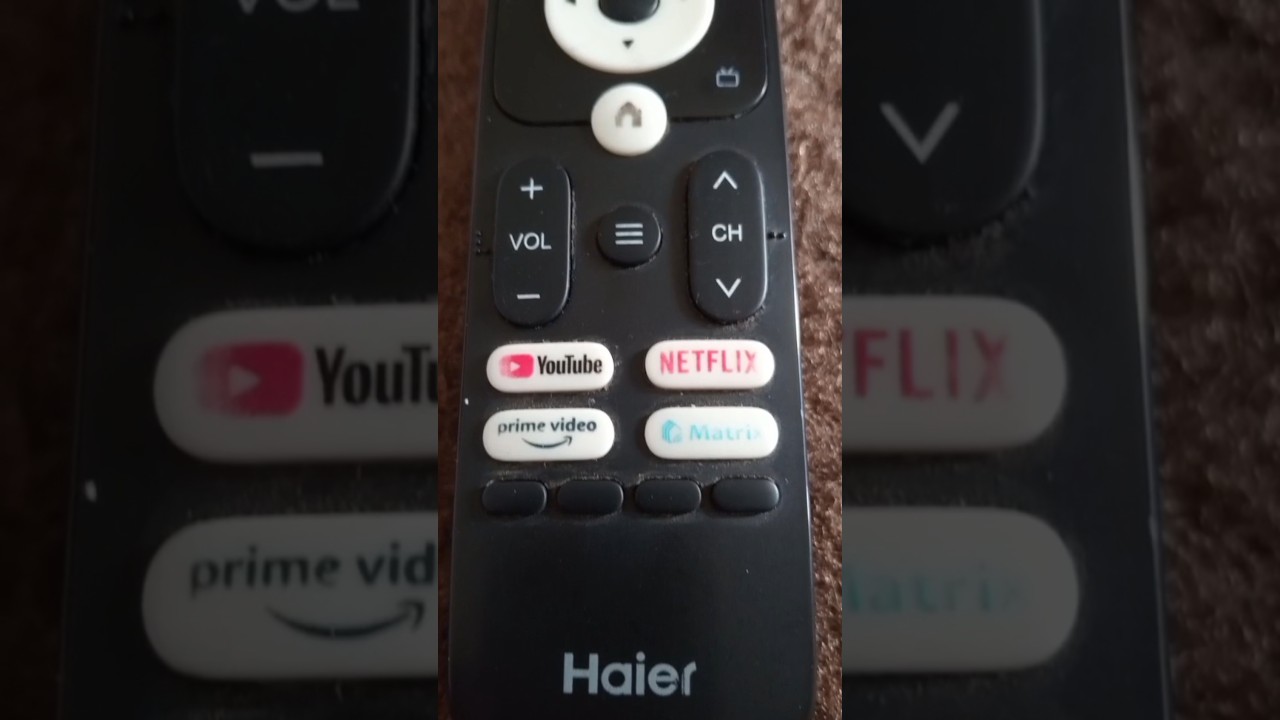 Haier Android TV Remote Control 📺
