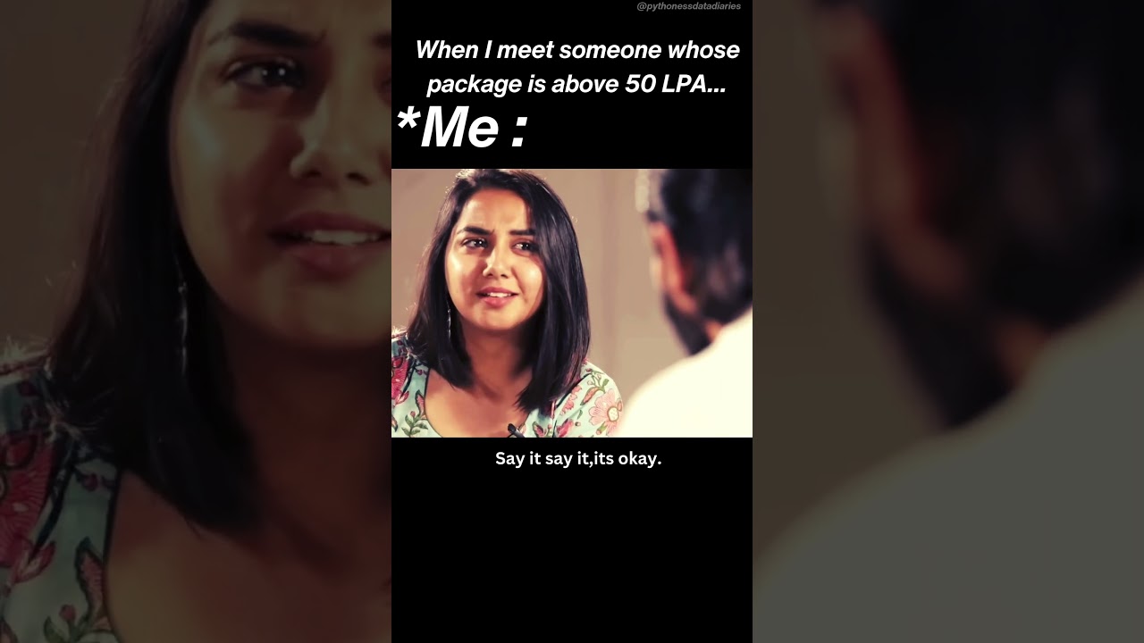 POV : How to Act Normal Around Someone With 50 LPA ๐ (Check Description)#salary #memes